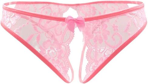 10AGIRL Women's Black Charming Thong Lingerie lace G-String T-Back Panties Strappy Body Harness Panties Gift for Valentine in Kuwait