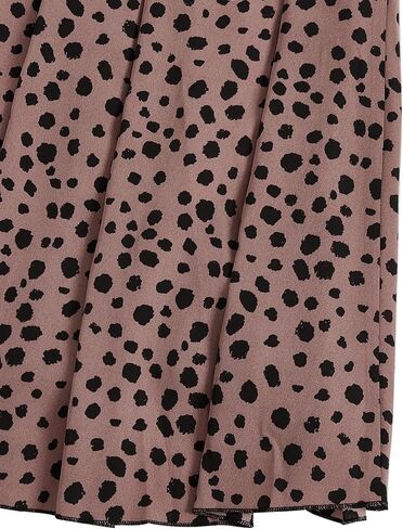 تنانير متوسطة الطول نسائية من Milumia بطبعة دلماسية عتيقة وخصر عالٍ وواسعة in Kuwait