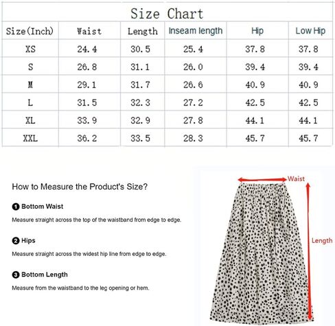 تنانير متوسطة الطول نسائية من Milumia بطبعة دلماسية عتيقة وخصر عالٍ وواسعة in Kuwait
