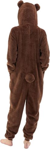 COSUSKET Snug Fit Unisex Adult Onesie Pajamas, Flannel Cosplay Animal One Piece Halloween Costume Sleepwear Homewear in Kuwait