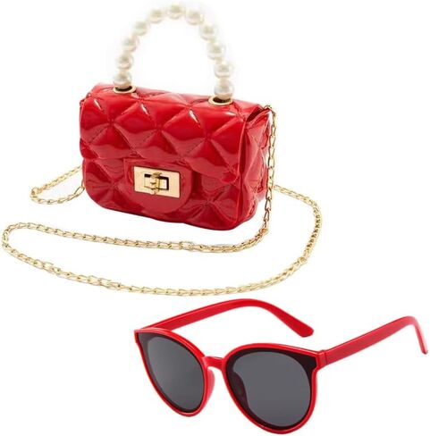 Deerhobbes Design your own Children Kids Handbags,toddler purse, Princess Purse,Sunglass for Girls in Kuwait