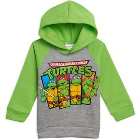 Teenage Mutant Ninja Turtles Donatello Leonardo Michelangelo Raphael Fleece Pullover Hoodie Toddler to Big Kid