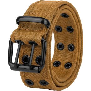 Gelante Canvas Double Grommet Hole Belt 12 Colors