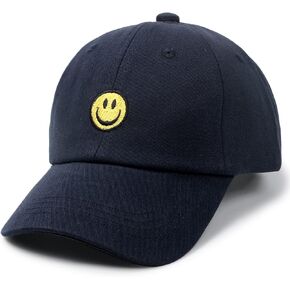 SONMONY Smile Face Toddler Baseball Cap Boy Baseball Hats Kids Washed Funny Hats Adjustable Cute Caps for 3-12 Years in Saudi Arabia