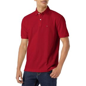 Tommy Hilfiger Men's Short Sleeve Cotton Pique Polo Shirt in Classic Fit