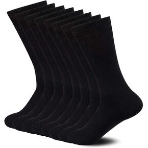 Sock Amazing Unisex Premium Bamboo Fiber Socks Super Soft Crew 8 Pack