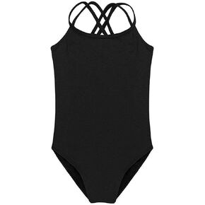 HiDance Ballet Leotards,Cotton Camisole Ballet Leotards for Girls/Toddlers/Kids,Double Strap Gymnastics and Ballet Dancewear