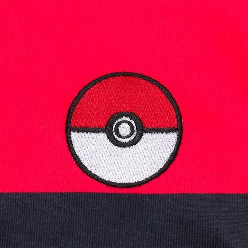 سترة بوكيمون بغطاء للرأس - سترة بغطاء للرأس بشخصية Poke Ball للأولاد والبنات والمراهقين من عمر 4 إلى 18 عامًا in Saudi Arabia