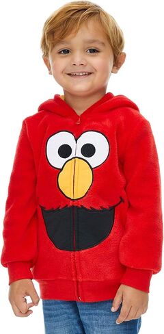 سترة بسحاب من Sesame Street Cookie Monster Elmo Fleece للرضع والأطفال الصغار in Kuwait