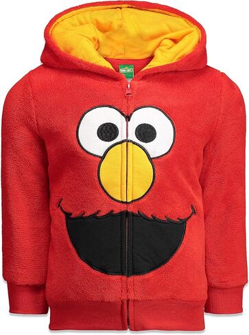 سترة بسحاب من Sesame Street Cookie Monster Elmo Fleece للرضع والأطفال الصغار in Kuwait