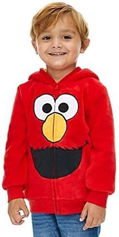 سترة بسحاب من Sesame Street Cookie Monster Elmo Fleece للرضع والأطفال الصغار in Kuwait