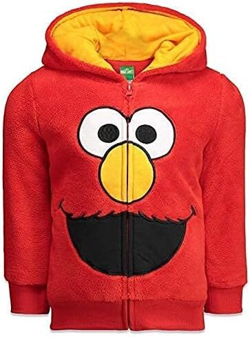 سترة بسحاب من Sesame Street Cookie Monster Elmo Fleece للرضع والأطفال الصغار in Kuwait