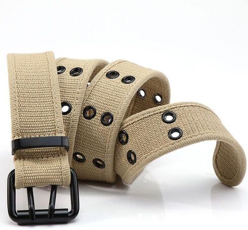 Gelante Canvas Double Grommet Hole Belt 12 Colors in Kuwait