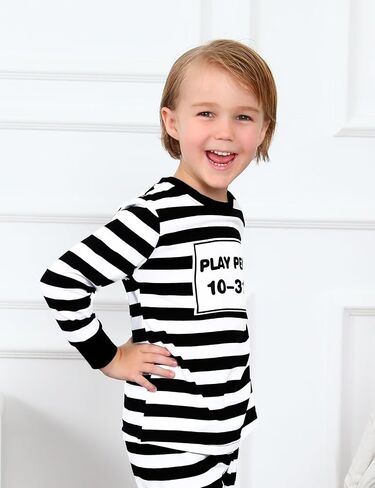 A&J DESIGN Toddler & Kids 2 Piece Pajama Sets, 100% Cotton in Kuwait