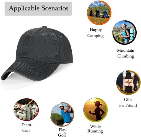 PLUANCEKN Baseball Cap Old Man with Guitar Denim Hats Adjustable Trucker Hats Dad Cap Gift in Saudi Arabia