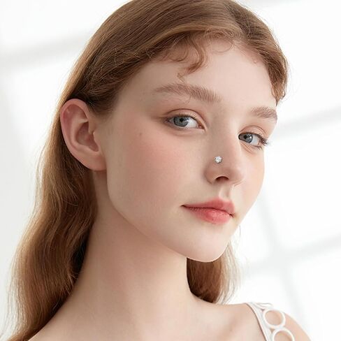 حلقات أنف من ONESING 9-40 قطعة 20 جرام للنساء، حلقات أنف ثقب مجوهرات على شكل حرف L، مسامير أنف لا تسبب الحساسية، حلقات أنف من الفولاذ المقاوم للصدأ الجراحية للنساء والرجال in Kuwait