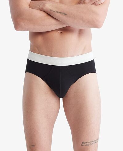 Calvin Klein Men's Cotton Stretch 3-Pack Hip Brief in Saudi Arabia