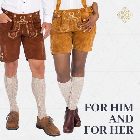 جوارب BAVARIA TRACHTEN Lederhosen للرجال - جوارب Oktoberfest الألمانية للرجال - جوارب Loferl Bavarian Lederhosen in Kuwait