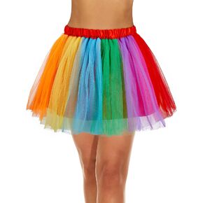 Women's Tutu Skirt Elastic 5 Layered Vintage Tulle Ballet Skirt Party Festival Costume