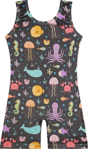 DANSHOW Leotards for Girls Gymnastics Dance Ballet Tank Sparkly One Piece in Kuwait