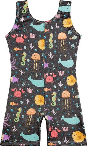 DANSHOW Leotards for Girls Gymnastics Dance Ballet Tank Sparkly One Piece in Kuwait