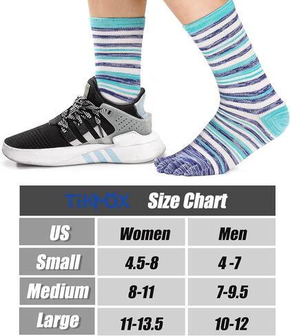 Crew Toe Sock, Cotton Ankle Sock & Stocking, Arch Support, Running Five-Toe Design(3&6pairs) in Kuwait