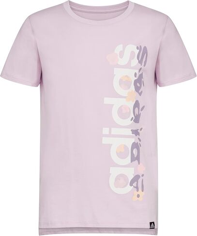 adidas Girls' Little Short Sleeve Vented Novelty Tee in Saudi Arabia