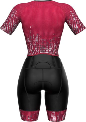 بدلة Sparx Aero Triathlon للسيدات بأكمام قصيرة بدلة ثلاثية للسيدات للجري والسباحة وركوب الدراجات in Kuwait
