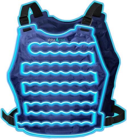 Alphacool Polar Cooling Vest for Men Women - Cooling Ice Vest Flexible Adjustable Reusable for Hot Weather Outdoor Working in Saudi Arabia