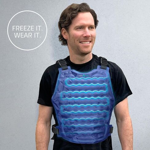 Alphacool Polar Cooling Vest for Men Women - Cooling Ice Vest Flexible Adjustable Reusable for Hot Weather Outdoor Working in Saudi Arabia