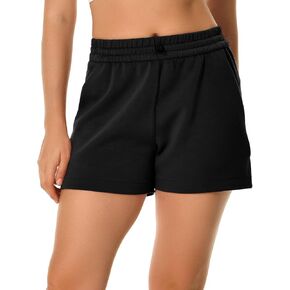 Colorfulkoala Women's High Waisted Ultra Soft Athletic Sweat Shorts Casual Summer Lounge Pants with Pockets in Saudi Arabia
