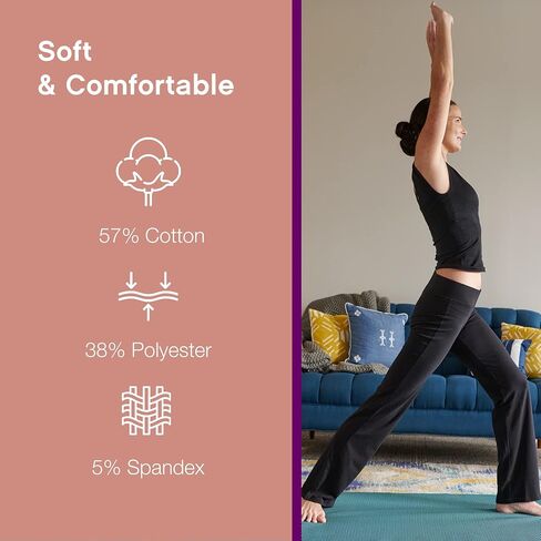 No Nonsense Women's Yoga Pants Flare Leggings-Comfortable and Stylish Activewear in Saudi Arabia