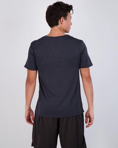 Real Essentials 5 Pack: Men’s V-Neck Dry-Fit Moisture Wicking Active Athletic Tech Performance T-Shirt in Kuwait