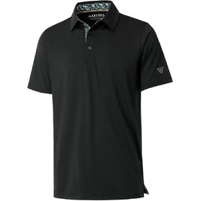 Mens Polo Shirts Short and Long Sleeve Casual Solid Stylish Dry Fit Performance Designed Collared Golf Polo Shirts for Men