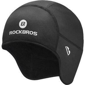 ROCKBROS Skull Cap Helmet Liner for Men Women Winter Thermal Athletic Caps Running Beanies Hat with Glasses Holes in Kuwait