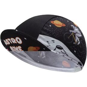 Bikingbros Funny Cycling Cap - Polyester Cartoon Cycling Hat-Under Helmet - Cycling Helmet Liner Breathable&Sweat Uptake