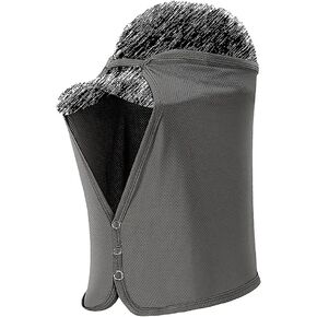 Unisex Sun Protection Neck Shade Mesh Cap Drape Elastic Cooling Face Covering in Saudi Arabia