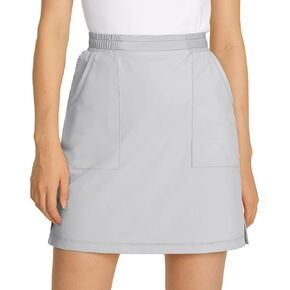 CQC Women's Active Golf Skorts Inner Shorts UPF 50+ with 6 Porkets Quick Dry Lightweight Skirts for Workout Sports