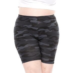 STRETCH IS COMFORT Women's Plus Size Cotton Biker Shorts | Cotton | X-Large - 7X
