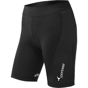 Sportneer Women Padded Bike Shorts - Bicycle Cycling Shorts for Womens Biking 4D Gel Padding for Mountain Bike and Road Bike in Saudi Arabia