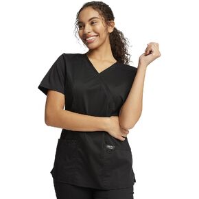 شيروكي بلوزة ملفوفة وهمية للنساء (عبوة من قطعة واحدة), أبيض, One Size