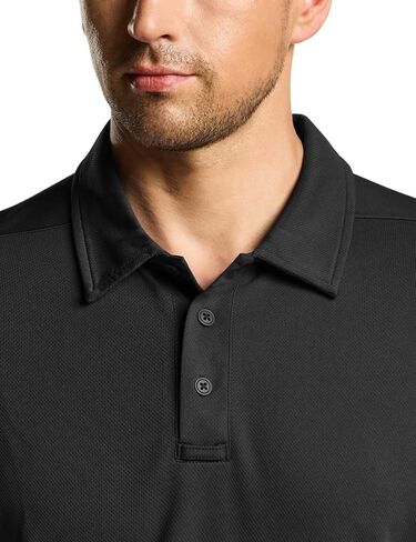 CQR Men's Polo Shirt, Long Sleeve Tactical Shirts, Outdoor UPF 50+ Pique Shirt, Dry Fit Lightweight Golf Shirts in Kuwait