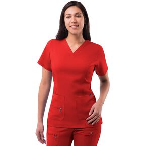 Adar Pro Scrubs for Women - Elevated V-Neck Scrub Top in Saudi Arabia
