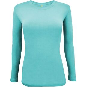 Natural Uniforms Women's Under Scrub Tee Crew Neck Long Sleeve T-Shirt