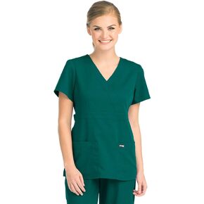 BARCO Grey's Anatomy Scrubs - Riley Scrub Top for Women, V-Neck Super-Soft Women's Scrub Top