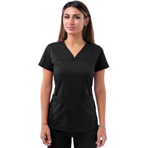 Adar Pro Scrubs for Women - Sweetheart V-Neck Scrub Top