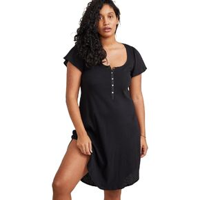 HATCH Collection | Maternity and Breastfeeding Nightie, Organic Cotton, Stretchy Fabric | The Organic Pointelle Nightgown