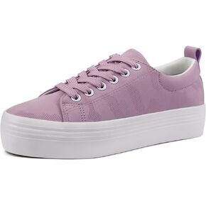 JABASIC Women Lace Up Platform Sneakers Comfortable Casual Fashion Sneaker Walking Shoes