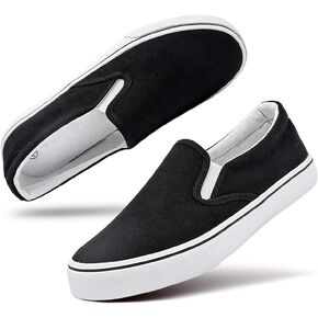 Women's Canvas Slip On Sneakers Non Slip Loafers | low top non slip on walking breathable casual comfortable fashion tennis in Saudi Arabia