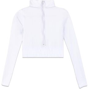 Tegmk Girls' Team Basic Turtleneck Long Sleeve Leotard with Durable Snaps, Front Lining, Zipper Back in Kuwait